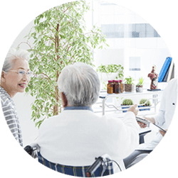 後期高齢者の健康診断イメージ